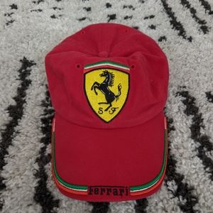 Ferrari Red Cap with Logo